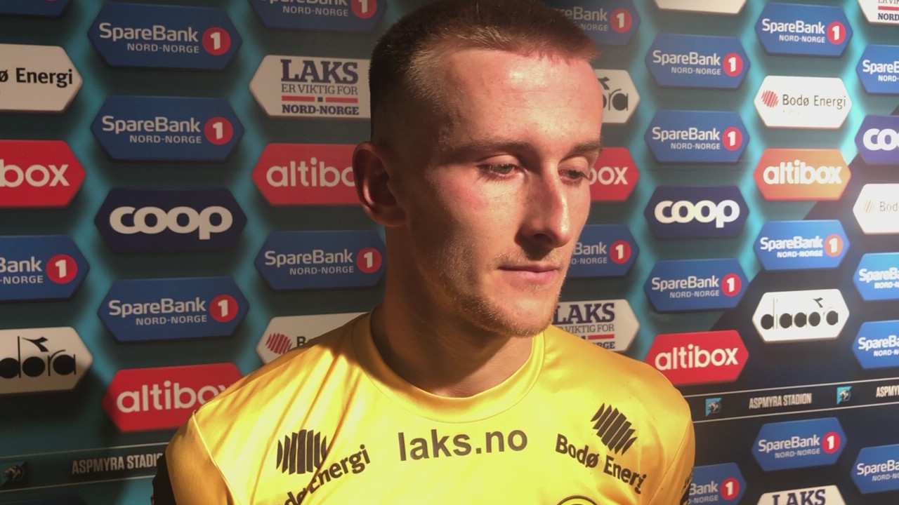 Erlend Dahl Reitan etter kampen mot Haugesund